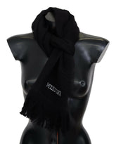 Missoni Black Wool Unisex Neck Warmer Wrap Scarf -   -  Missoni.